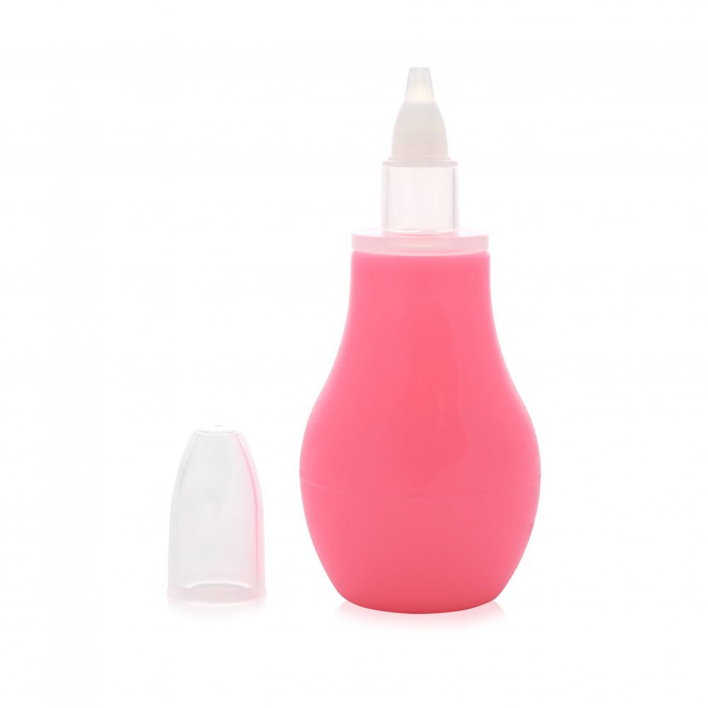 LORELLI Aspirator nazal 0 luni+ cu capac de protectie Blush Pink