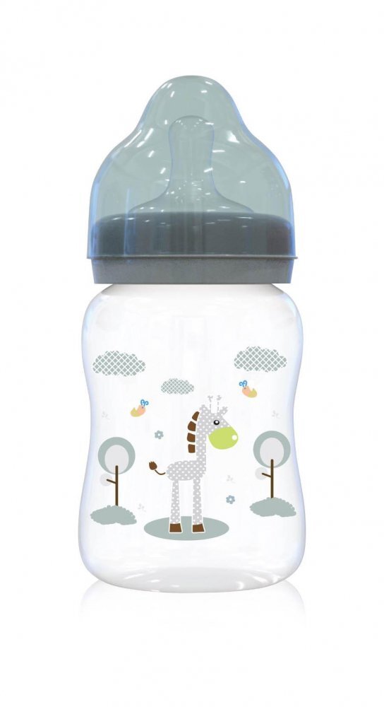 LORELLI Biberon cu gat larg 0 luni+ 250 ml Mint Green