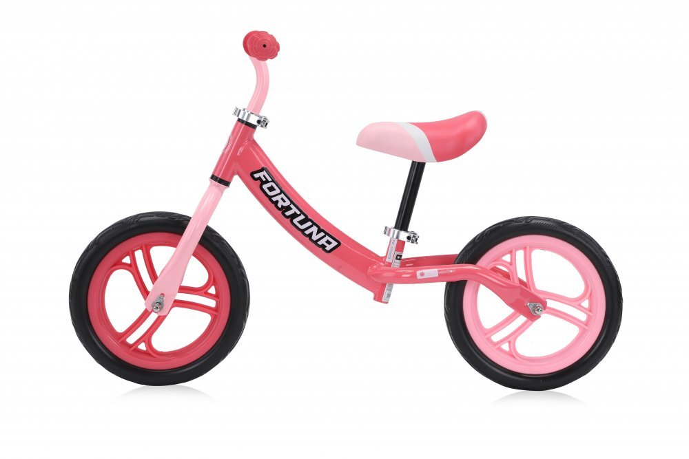 LORELLI Bicicleta copii fara pedale Fortuna 2-5 ani lightdark pink varsta 2-5 ani ghidon reglabil in inaltime de la 51 cm pana la 60 cm roti din spuma EVA 11 inch scaun reglabil de la 33 cm pana la 43 cm