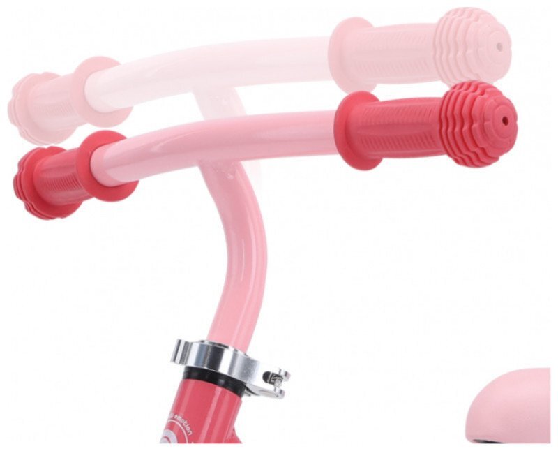 LORELLI Bicicleta copii fara pedale Fortuna 2-5 ani lightdark pink varsta 2-5 ani ghidon reglabil in inaltime de la 51 cm pana la 60 cm roti din spuma EVA 11 inch scaun reglabil de la 33 cm pana la 43 cm