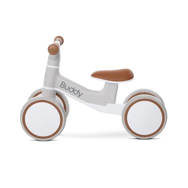 LORELLI Bicicleta de echilibru Buddy Beige 12-36 luni roti spuma Eva limitator de directie greutate admisa 20 kg