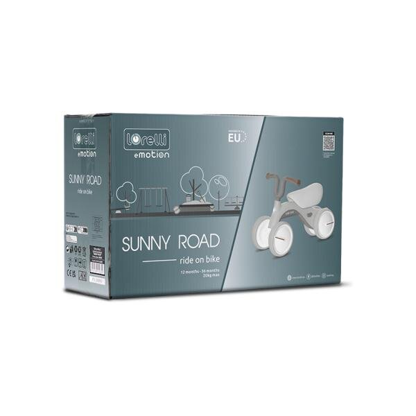 LORELLI Bicicleta de echilibru pentru copii Sunny Road Blue Petrol 12-36 luni scaun reglabil lumini si muzica