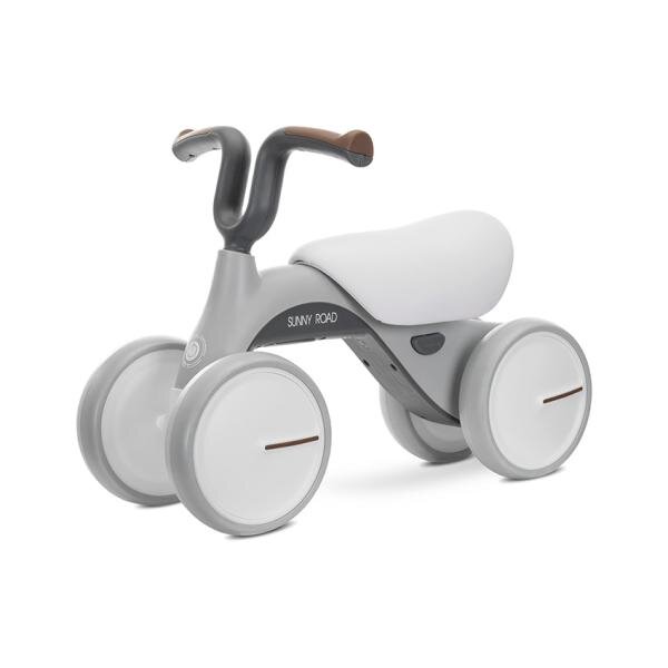 LORELLI Bicicleta de echilibru pentru copii Sunny Road Grey 12-36 luni scaun reglabil lumini si muzica