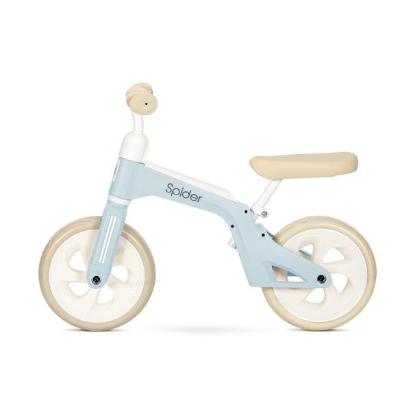 LORELLI Bicicleta de tranzitie pentru copii Spider Blue fara pedale ghidon reglabil sezut ajustabil limitator de directie cadru din aluminiu roti 10 inch greutate admisa 20 kg
