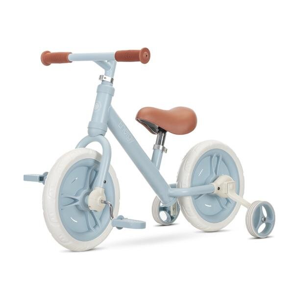 LORELLI Bicicleta pentru copii Energy Blue de tranzitie 2 in 1 cu pedale si roti auxiliare 2-5 ani