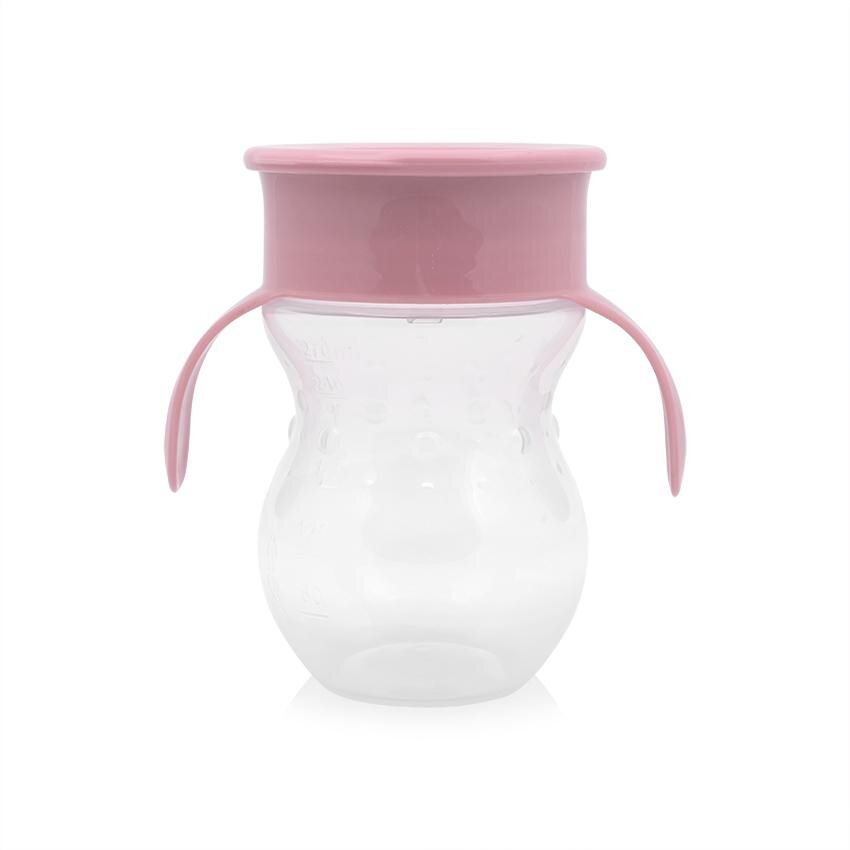 LORELLI Cana de tranzitie anti-varsare sistem de baut din orice pozitie 360 grade 12 luni+ Pink