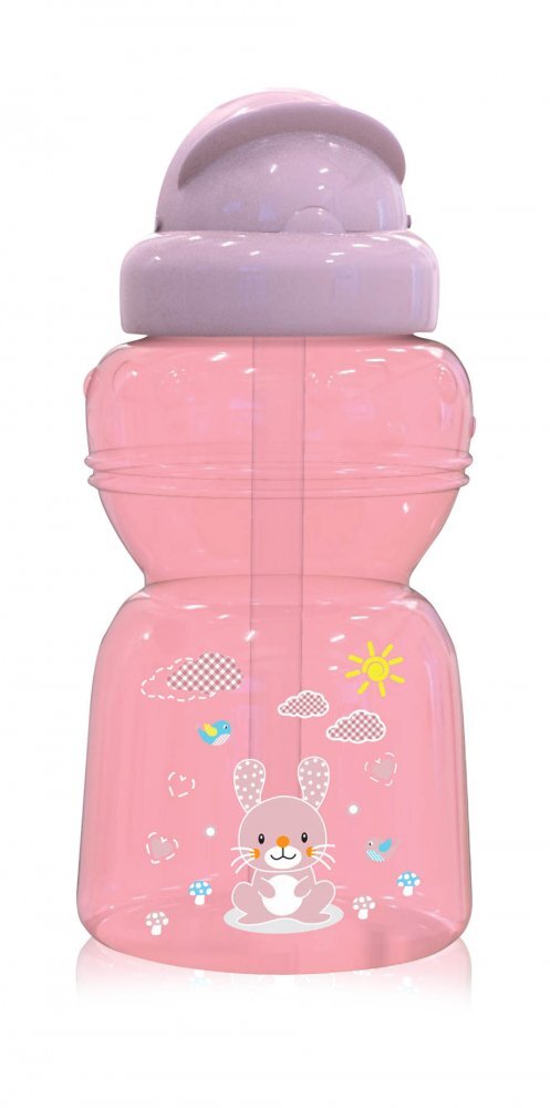 LORELLI Cana sport Animals cu pai moale si flexibil 6 luni+ 325 ml Blush Pink
