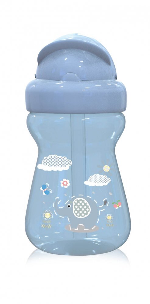 LORELLI Cana sport mini Animals cu pai moale si flexibil 6 luni+ 200 ml Moonlight Blue