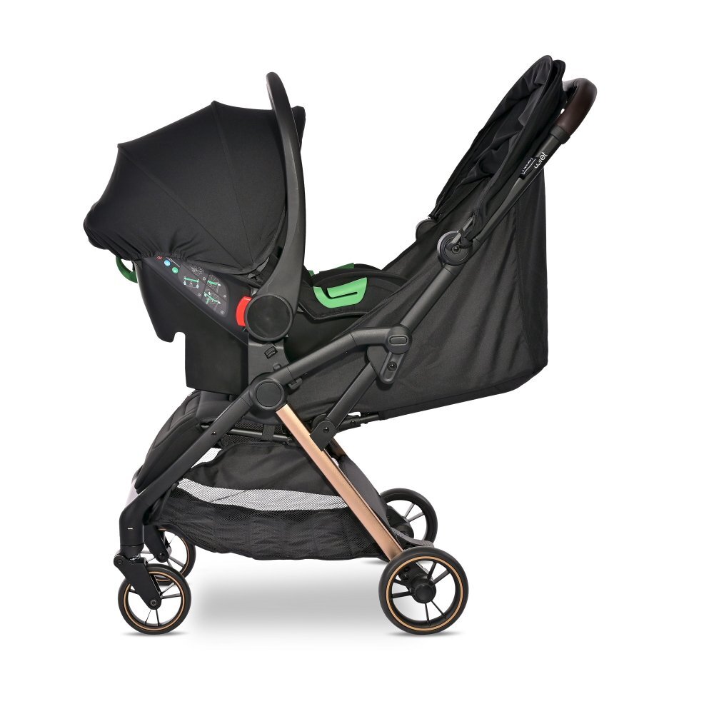 LORELLI Carucior 2 in 1 autofold Loret pana la 22 kg Black Jasper