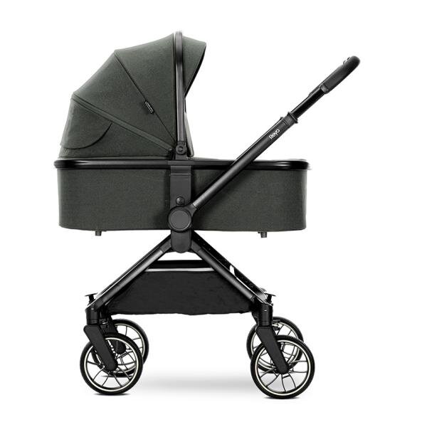 LORELLI Carucior 2 in 1 pentru copii Reya Green cadru din aluminiu suspensii geanta cos individual cu maner de transport maner si sezut reversibile greutate suportata 22 kg