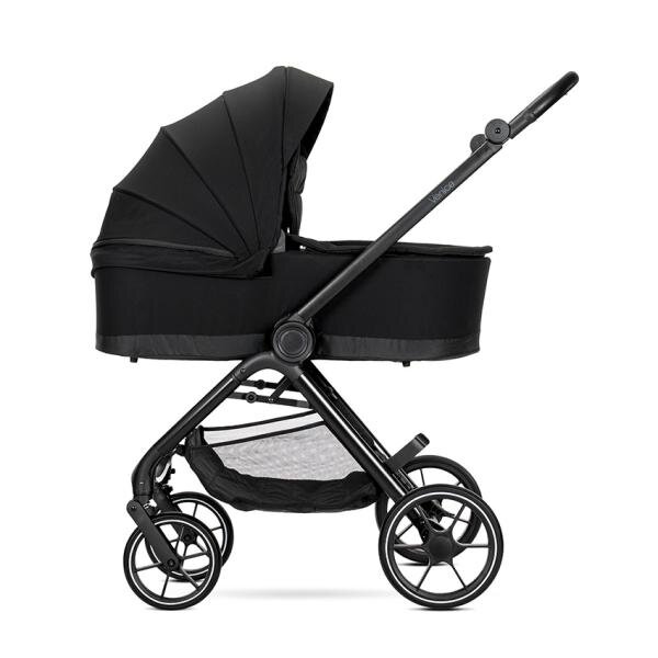 LORELLI Carucior 2 in 1 pentru copii Venice Black cadru din aluminiu suspensii sezut reversibil geanta greutate admisa 22 kg