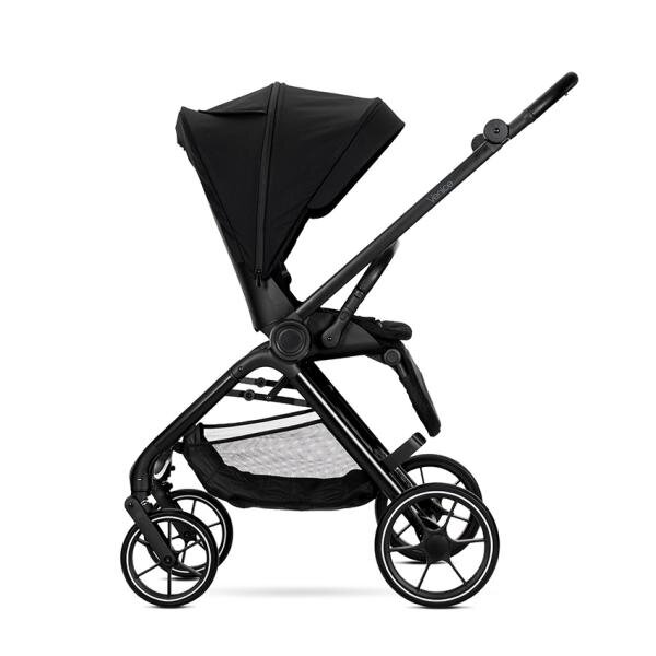 LORELLI Carucior 2 in 1 pentru copii Venice Black cadru din aluminiu suspensii sezut reversibil geanta greutate admisa 22 kg