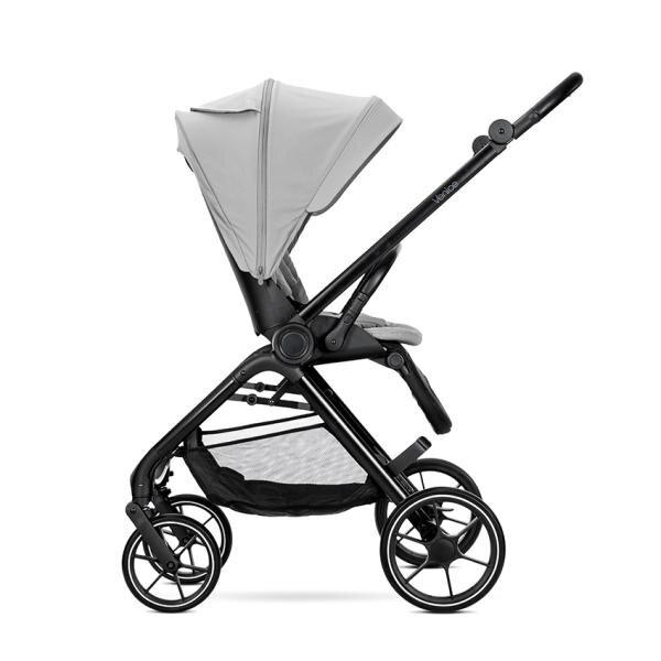 LORELLI Carucior 2 in 1 pentru copii Venice Grey cadru din aluminiu suspensii sezut reversibil geanta greutate admisa 22 kg
