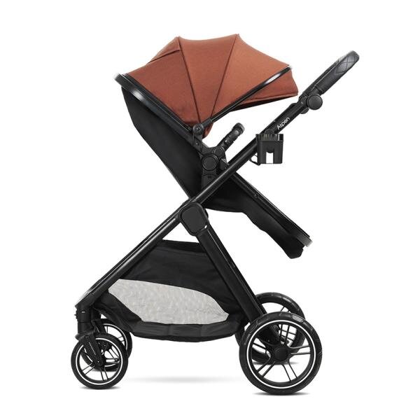 LORELLI Carucior 3 in 1 pentru copii Aspen Picante reversibil suspensii cadru din aluminiu geanta greutate suportata 22 kg