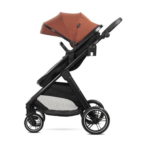LORELLI Carucior 3 in 1 pentru copii Aspen Picante reversibil suspensii cadru din aluminiu geanta greutate suportata 22 kg