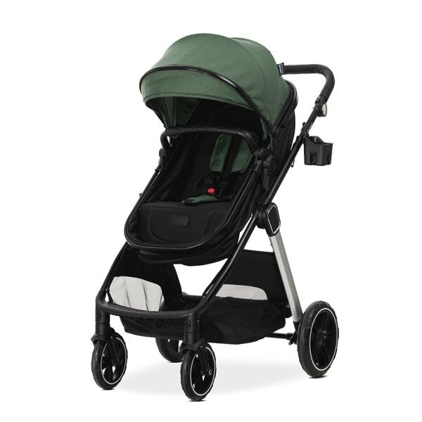 LORELLI Carucior 3 in 1 pentru copii Aspen Verde reversibil suspensii cadru din aluminiu geanta greutate suportata 22 kg