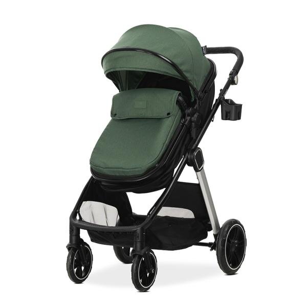 LORELLI Carucior 3 in 1 pentru copii Aspen Verde reversibil suspensii cadru din aluminiu geanta greutate suportata 22 kg