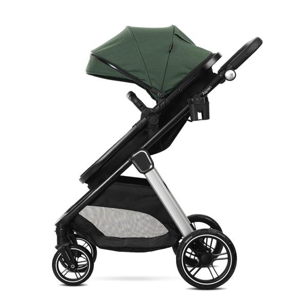 LORELLI Carucior 3 in 1 pentru copii Aspen Verde reversibil suspensii cadru din aluminiu geanta greutate suportata 22 kg