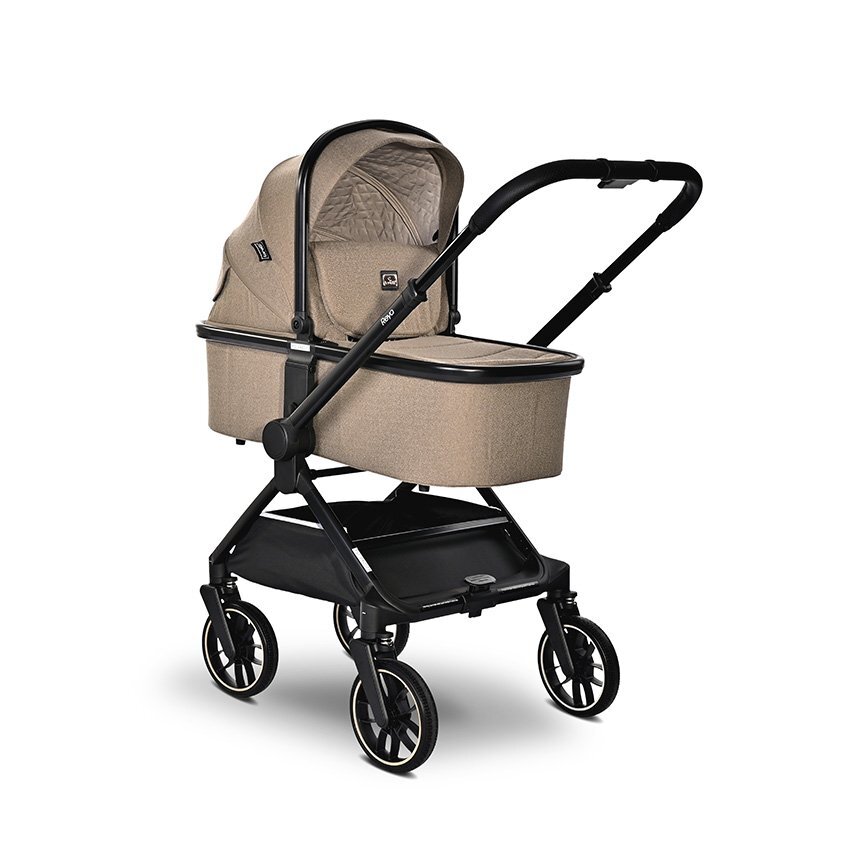 LORELLI Carucior 3 in 1 pentru copii Reya Maro cu maner reversibil cadru din aluminiu suspensii maner pentru transport greutate admisa 22 kg