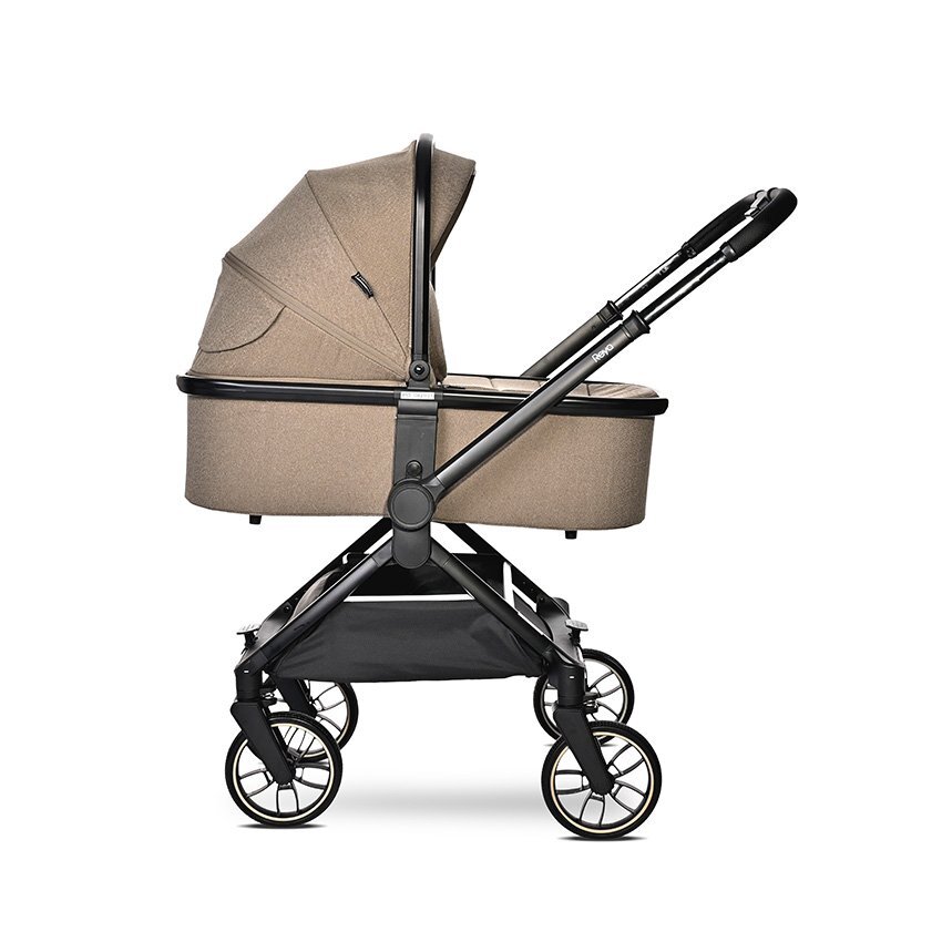 LORELLI Carucior 3 in 1 pentru copii Reya Maro cu maner reversibil cadru din aluminiu suspensii maner pentru transport greutate admisa 22 kg