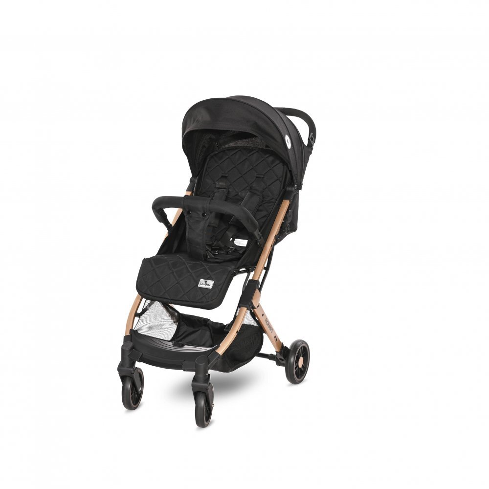 LORELLI Carucior Fiorano cu husa de picioare inclusa si maner de transport tip troller Black