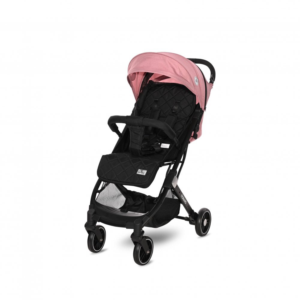LORELLI Carucior Fiorano cu husa de picioare inclusa si maner de transport tip troller Rose Quartz