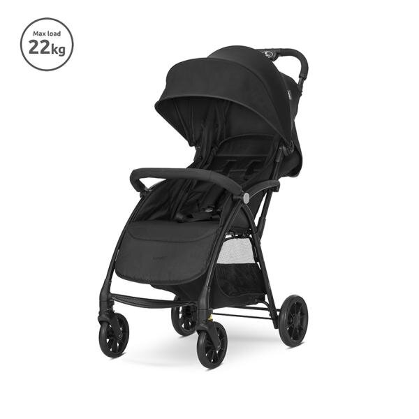 LORELLI Carucior pentru copii Fresh Black Pearl ultra-light suport picioare reglabil bara detasabila suspensie greutate admisa 22 kg