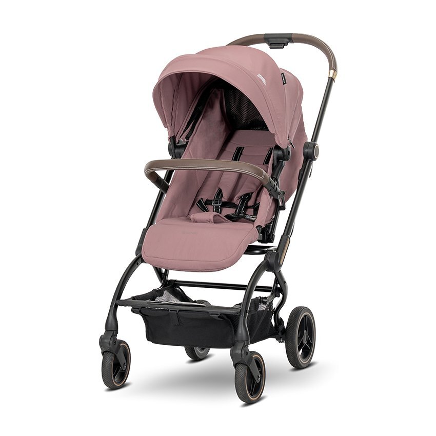 LORELLI Carucior pentru copii Makaya Pink cu scaun rotativ 360 grade cadru din aluminiu greutate admisa 22 kg