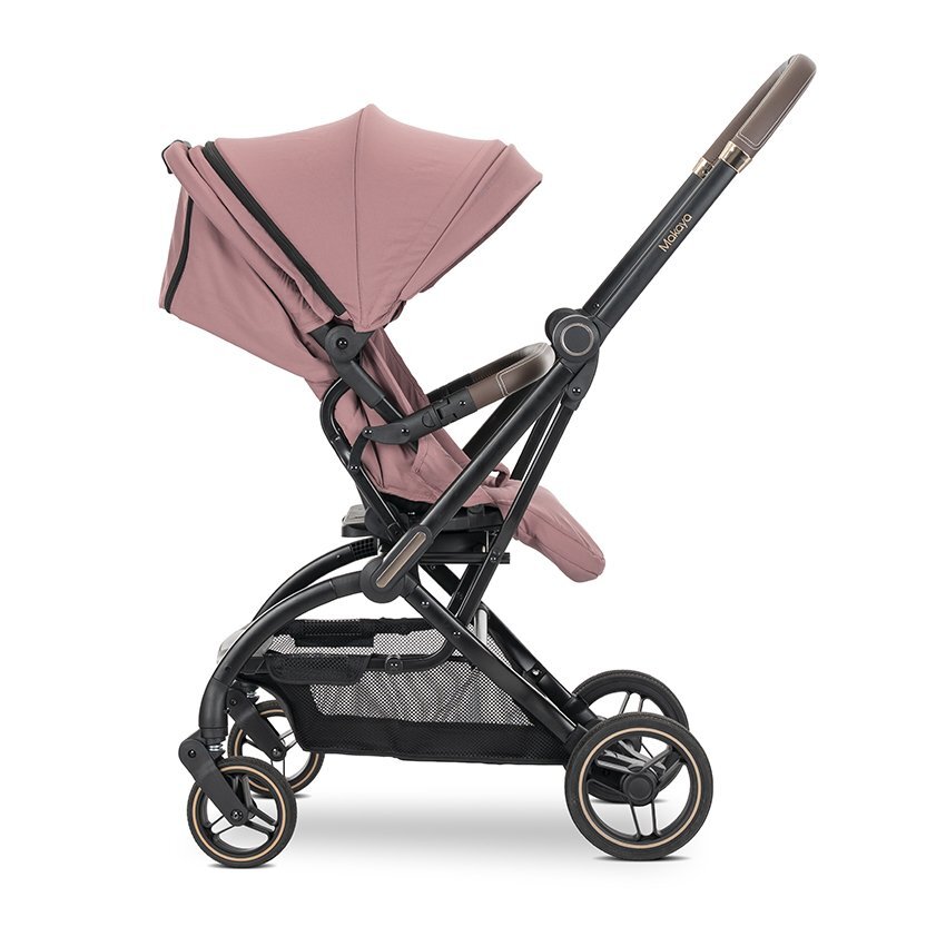 LORELLI Carucior pentru copii Makaya Pink cu scaun rotativ 360 grade cadru din aluminiu greutate admisa 22 kg