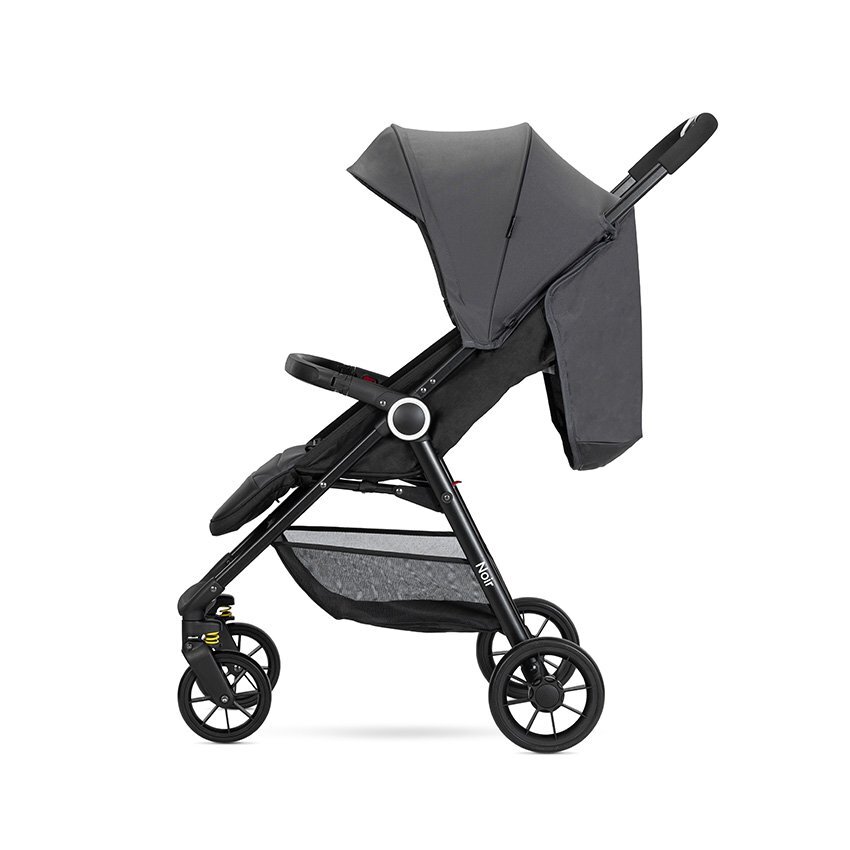 LORELLI Carucior pentru copii Noir Grey sistem de pliere cu o singura mana suspensii suport pentru picioare reglabil greutate suportata 22 kg