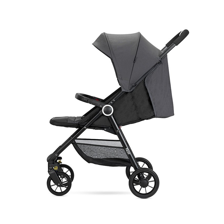 LORELLI Carucior pentru copii Noir Grey sistem de pliere cu o singura mana suspensii suport pentru picioare reglabil greutate suportata 22 kg