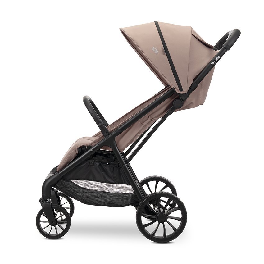 LORELLI Carucior pentru copii Nuvella Beige pliere cu o mana spatar reglabil copertina extensibila 0-48 luni pana la 22 kg