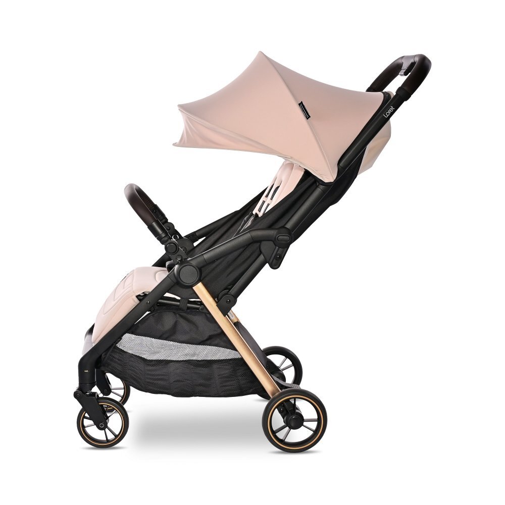 LORELLI Carucior pentru nou-nascut autofold Loret ultra-light pana la 22 kg Beige