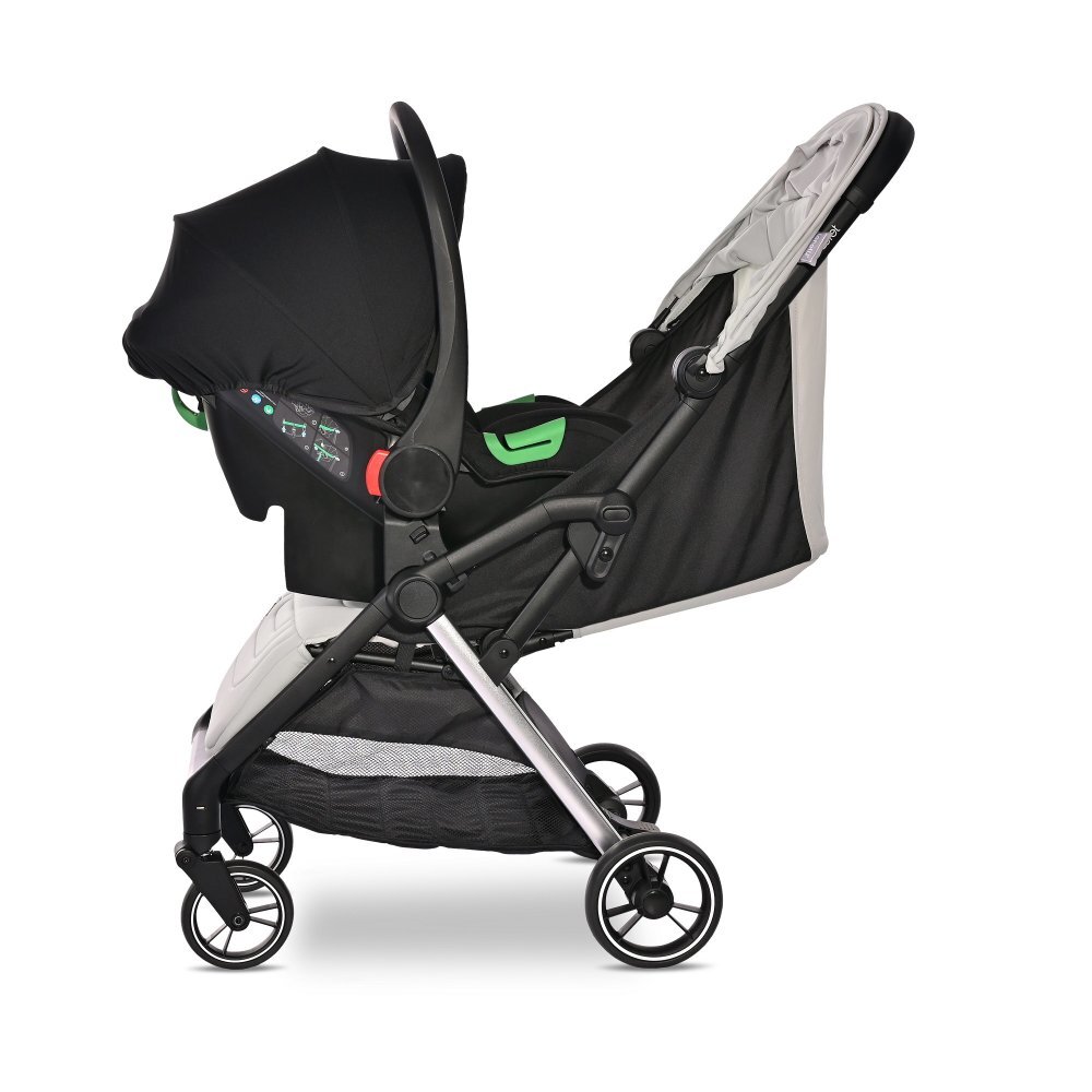LORELLI Carucior pentru nou-nascut autofold Loret ultra-light pana la 22 kg Grey Jasper