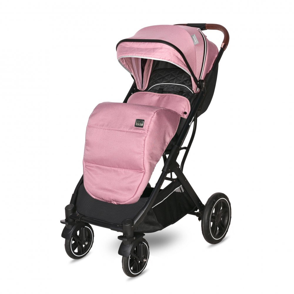LORELLI Carucior pentru nou-nascut Storm pana la 22 kg cadru aluminiu Rose Quartz