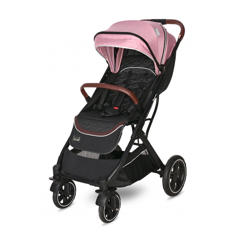 LORELLI Carucior pentru nou-nascut Storm pana la 22 kg cadru aluminiu Rose Quartz