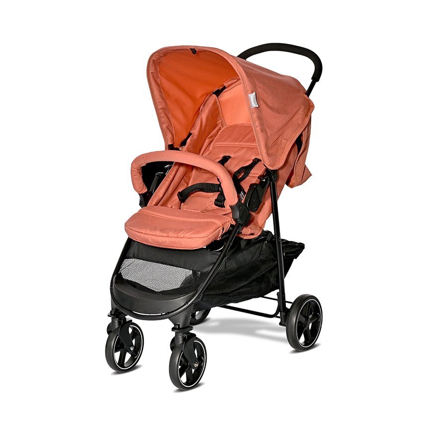 LORELLI Carucior sport pentru copii Rome Ginger 6 luni-3 ani cu spatar reglabil bara frontala detasabila suport picioare reglabil greutate admisa 15 kg