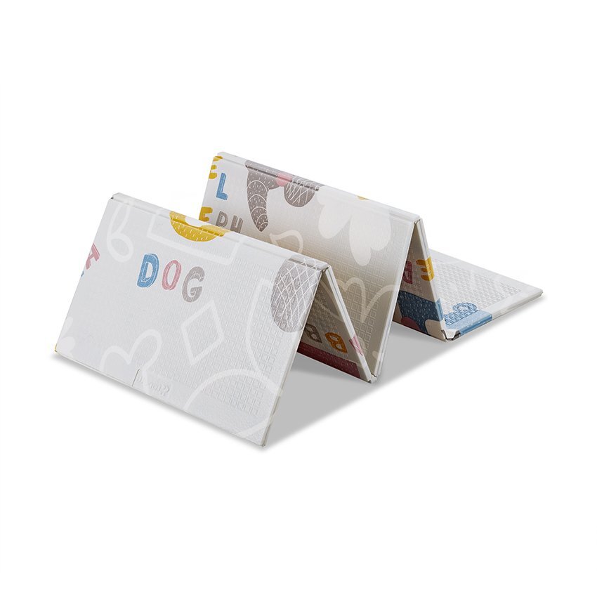 LORELLI Covoras de joaca termic pentru copii Buddies Stars din spuma XPE design cu doua fete pliabil 120x180 cm