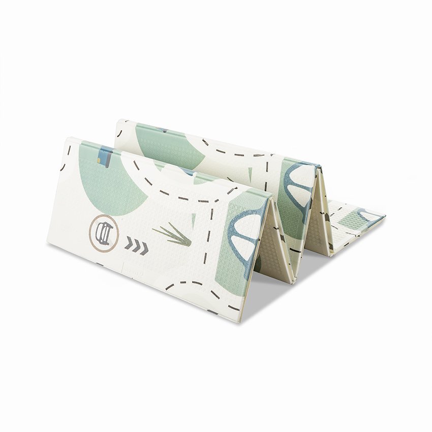 LORELLI Covoras de joaca termic pentru copii Funny City Stars din spuma XPE design cu doua fete pliabil 180x200 cm
