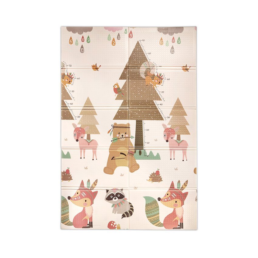 LORELLI Covoras de joaca termic pentru copii Home Stars din spuma XPE design cu doua fete pliabil 120x180 cm