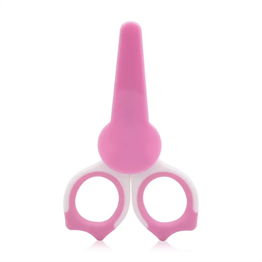 LORELLI Forfecuta de unghii pentru bebelusi cu suport de protectie 0 luni+ Blush Pink