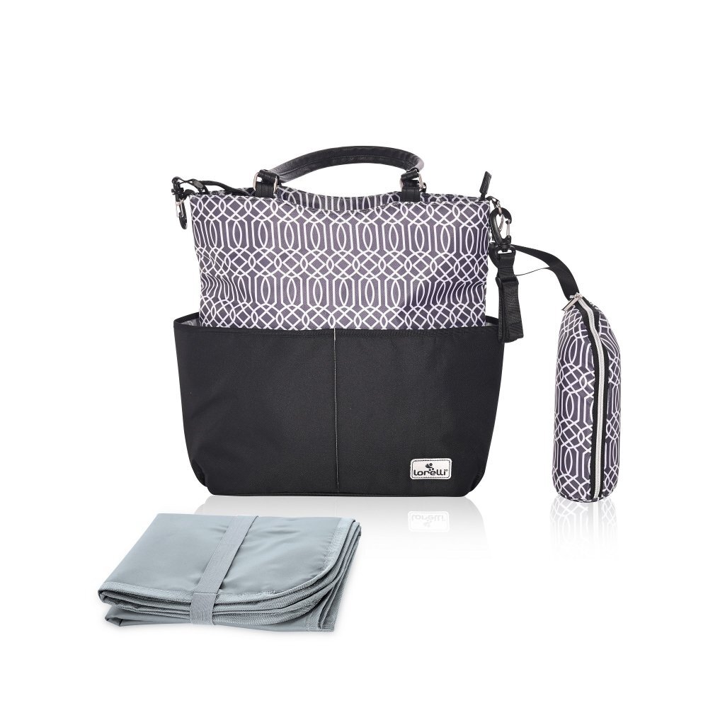 LORELLI Geanta accesorii bebelusi compartimentata Laura Black