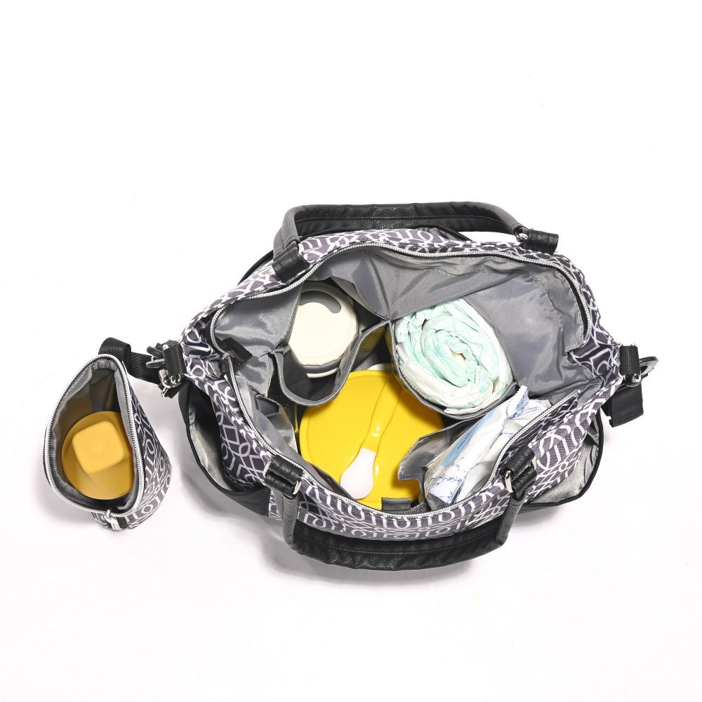 LORELLI Geanta accesorii bebelusi compartimentata Laura Grey