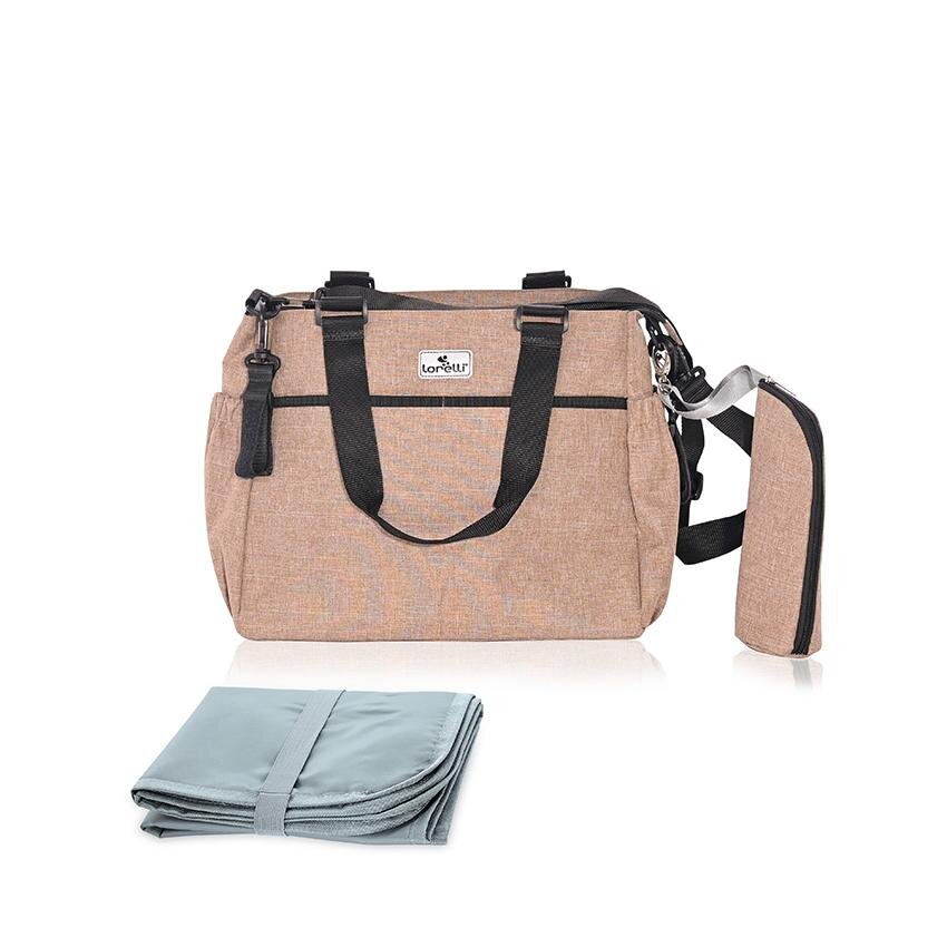 LORELLI Geanta accesorii bebelusi compartimentata Maya Beige