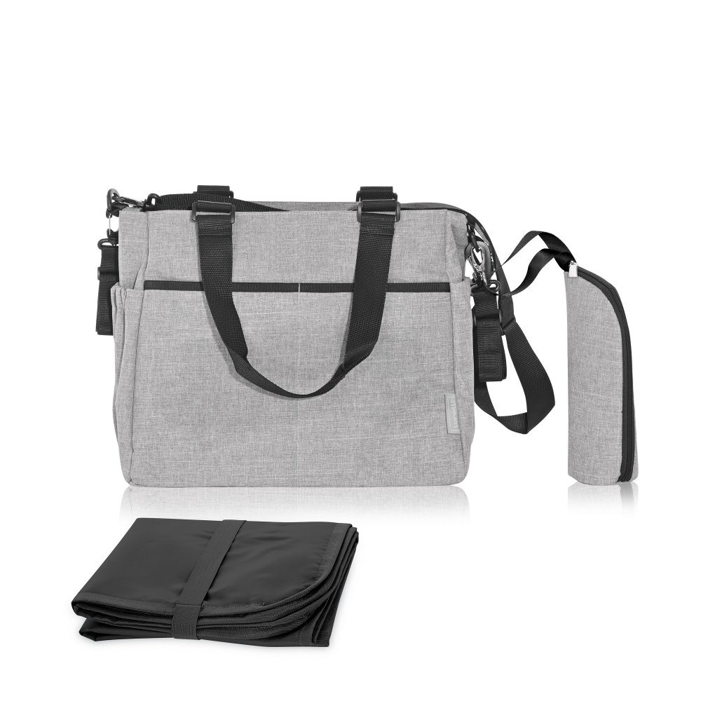 LORELLI Geanta accesorii bebelusi compartimentata Maya Grey