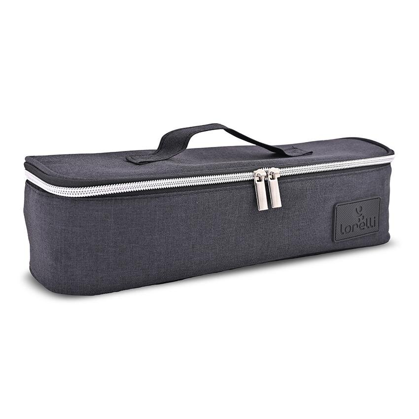LORELLI Geanta termica pentru mancare Avy 3 cu compartimente detasabile 33x11x10 cm black