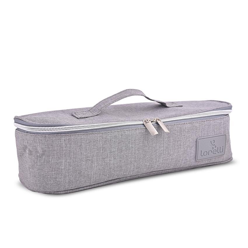 LORELLI Geanta termica pentru mancare Avy cu 3 compartimente detasabile 33x11x10 cm grey