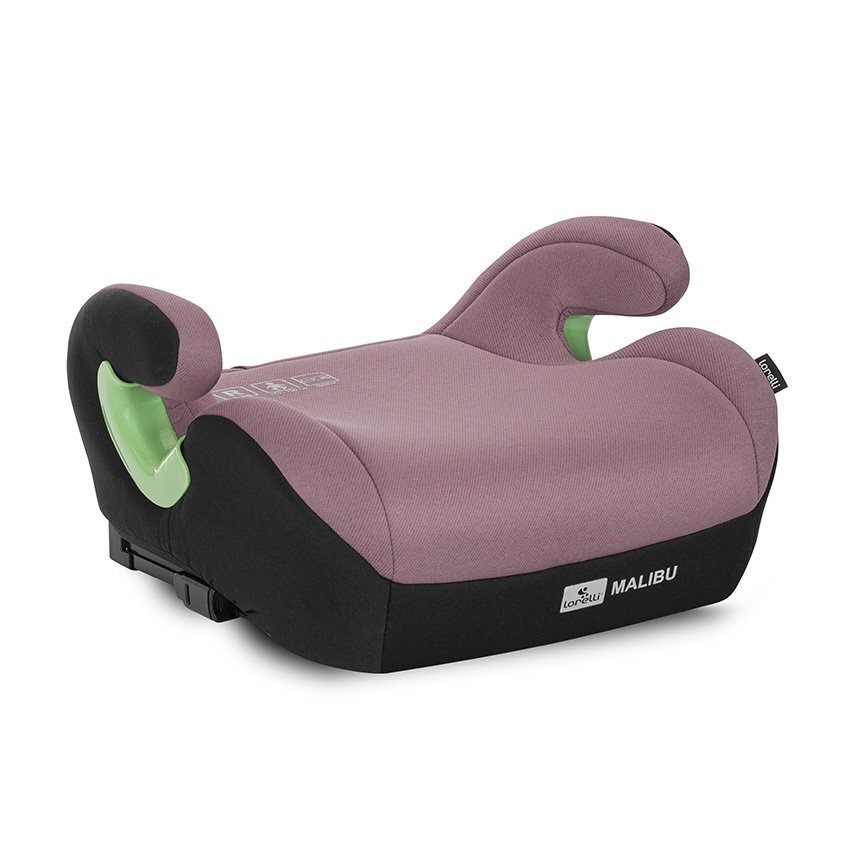 LORELLI Inaltator auto cu isofix Malibu Pink 6-12 ani 125-150 cm cu conectori pentru ghidaj