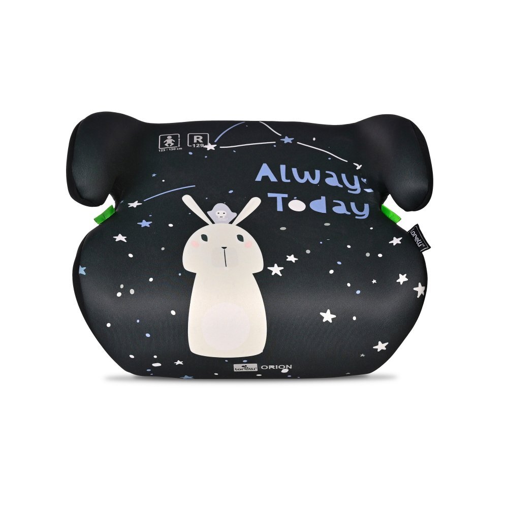 LORELLI Inaltator auto pentru copii Orion 125-150 cm 6-12 ani Black Rabbit i-Size