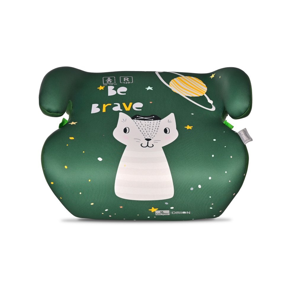 LORELLI Inaltator auto pentru copii Orion 125-150 cm 6-12 ani Green Cat i-Size